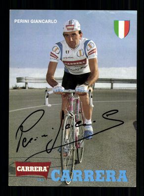 Perini Giancarlo Autogrammkarte Original Signiert Radfahren