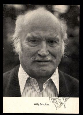 Willy Schultes Rüdel Autogrammkarte Original Signiert # BC 135535