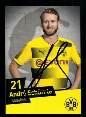 Andreas Schürrle Autogrammkarte Borussia Dortmund 2017-18 Original Signiert