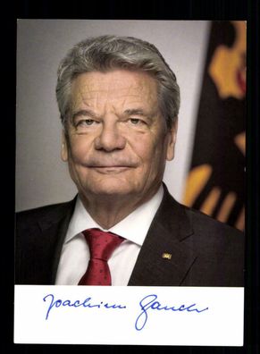 Joachim Gauck Autogrammkarte Original Signiert Bundespräsident # BC 163928