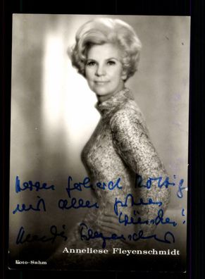 Anneliese Fleyenschmidt Autogrammkarte Original Signiert ## BC 164825