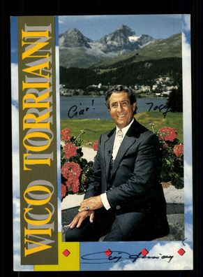 Vico Torriani Autogrammkarte Original Signiert ## BC 164911