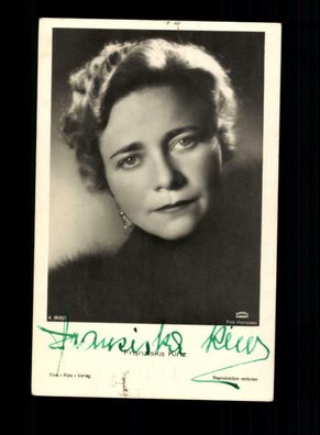 Ffranziska Kinz Film Foto Verlag Autogrammkarte Original Signiert ## BC 166570