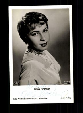 Doris Kirchner Rüdel Autogrammkarte Original Signiert ## BC 166631