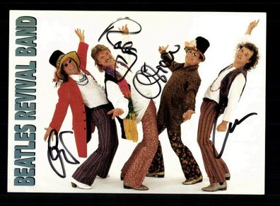 Beatles Revival Band Autogrammkarte Original Signiert ## BC 170981