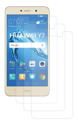 3x Huawei Y7 Prime Displayschutz Folie Schutzfolie Anti Reflex Ultra Clear