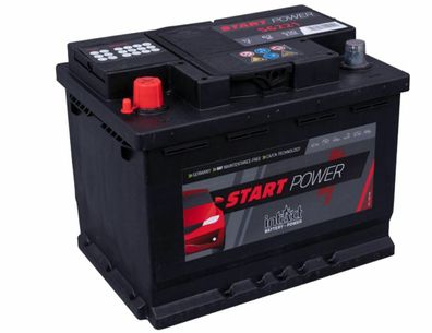 56221 IntAct Start-Power Autobatterie 12V/62Ah 510A Pluspol links