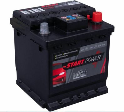 54408 IntAct Start-Power Autobatterie 12V/44Ah 390A 175x175x190mm FIAT, Toyota