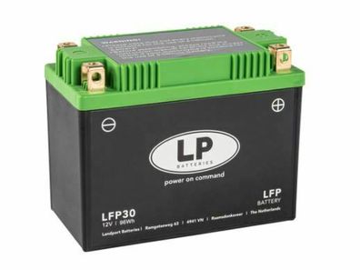 LFP30 LP Lithium LiFePo4 Motorradbatterie 12,8V/96Wh 420 A (CCA) LI-07 LTM30L