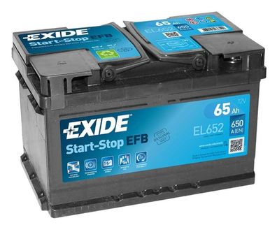 EL652 EXIDE EFB Start-Stop 12V/65Ah 650A (EN) Erstausrüstertechnologie