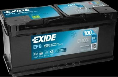 EL1000 EXIDE EFB Start-Stop 12V/100Ah 900A (EN) Erstausrüstertechnologie