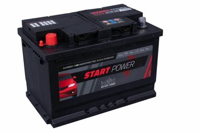 57219 IntAct Start-Power Batterie 12V/72Ah 720A(EN) Pluspol links 0 092 S40 090