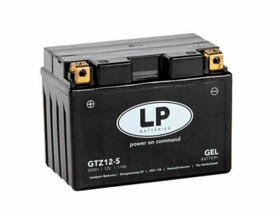 GTZ12-S GEL-Motorradbatterie GEL12-14Z-S YTZ12S-4 YTZ 12V/11Ah (c10) Landport