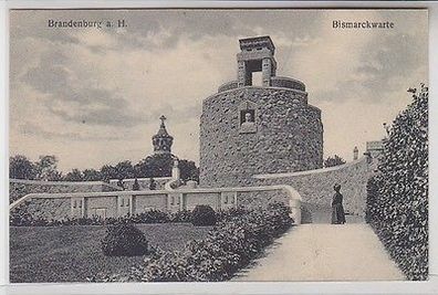 63374 Ak Brandenburg an der Havel Bismarckwarte um 1910