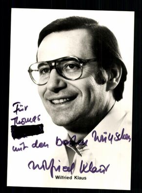 Wilfried Klaus Rüdel Autogrammkarte Original Signiert # BC 127442