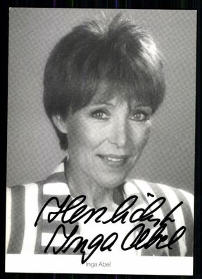 Inga Abel ( + ) Lindenstraße Autogrammkarte Original Signiert ## BC 7363