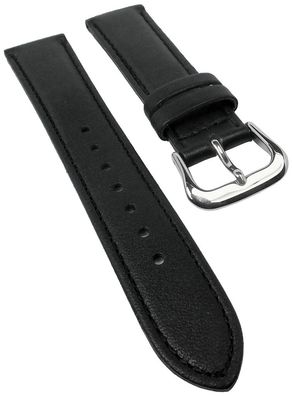 Casio Sheen Uhrenarmband | Leder schwarz 18mm für Damenuhr SHE-5020BL