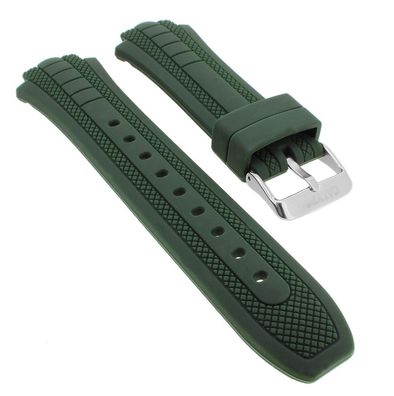Calypso Uhrenarmband grün aus Kunststoff Schließe mit Logo ? K5761/5