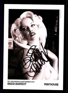 Biggi Bardot Autogrammkarte Original Signiert # BC 78523