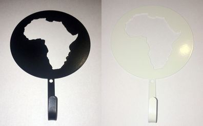 Africa CIRCLE Hook Metall-Haken mit runden Afrika-Motiv