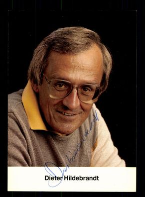 Dieter Hildebrandt Autogrammkarte Original Signiert # BC 85389