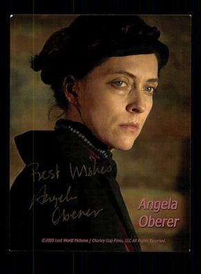 Angela Oberer Autogrammkarte Original Signiert Schriftsteller # BC 134880