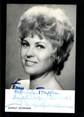 Margit Schramm Autogrammkarte Original Signiert ## BC 36475