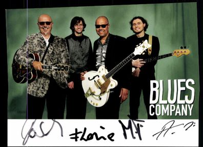 Blues Company Autogrammkarte Original Signiert ## BC 54678