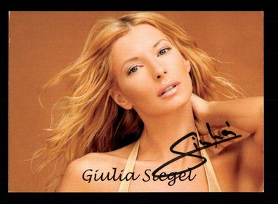 Giulia Siegel Autogrammkarte Original Signiert ## BC 110800
