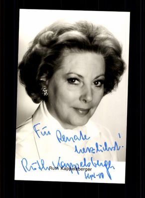 Ruth Kappelsberger Autogrammkarte Original Signiert # BC 64700