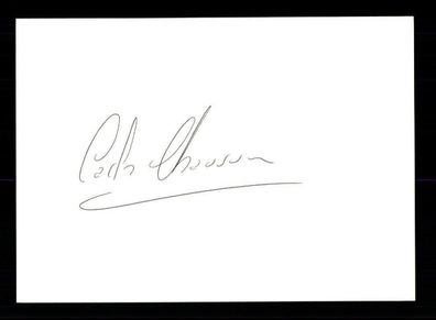 Carlos Chausson Original Signiert # BC 115513