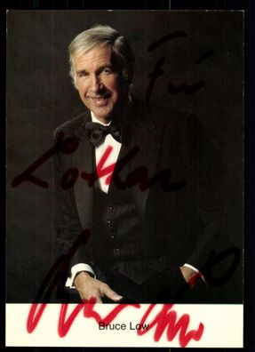 Bruce Low Autogrammkarte Original Signiert ## BC 53175