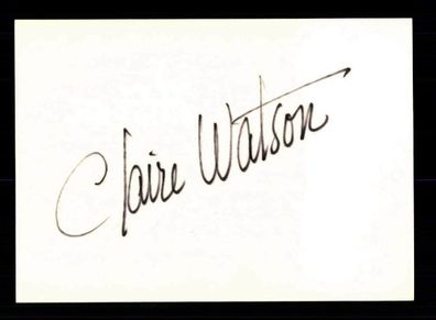 Claire Watson Original Signiert # BC 115505