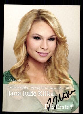 Jana Julie Kilka Verbotene Liebe Autogrammkarte Original Signiert # BC 62608