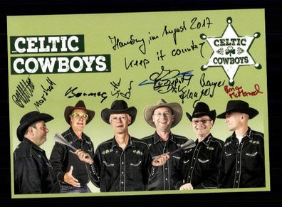 Celtic Cowboys Autogrammkarte Original Signiert ## BC 122790