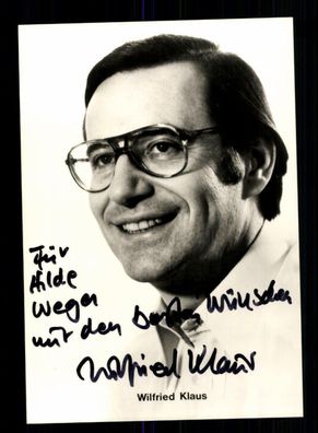 Wilfried Klaus Rüdel Autogrammkarte Original Signiert # BC 118728
