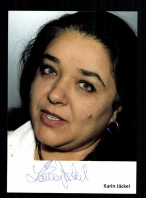 Karin Jäckel Autogrammkarte Original Signiert Schriftsteller # BC 128418