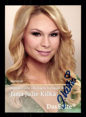 Jana Julie Kilka Verbotene Liebe Autogrammkarte Original Signiert # BC 70963