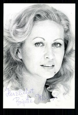 Brigitte Harrer Autogrammkarte Original Signiert ## BC 21846