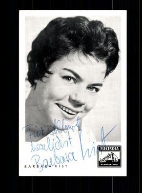 Barbara Kist Autogrammkarte Original Signiert ## BC 78330