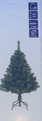 Künstlicher Weihnachtsbaum Tannenbaum mit Ständer 120 cm grün