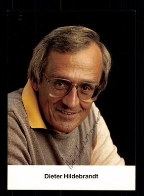 Dieter Hildebrandt Autogrammkarte Original Signiert # BC 85387