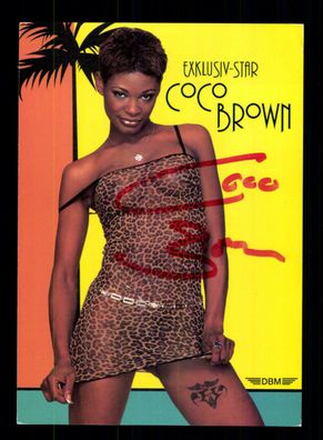 Coco Brown Autogrammkarte Original Signiert Model # BC 134912