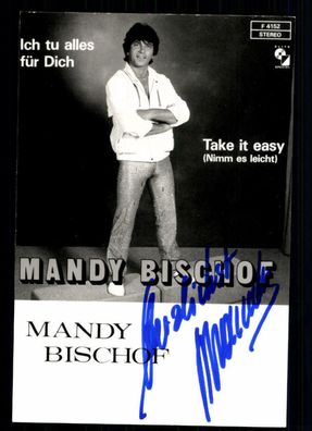 Mandy Bischof Autogrammkarte Original Signiert ## BC 28702