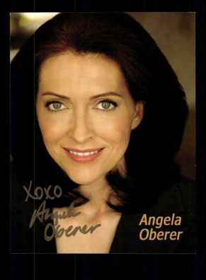 Angela Oberer Autogrammkarte Original Signiert Schriftsteller # BC 134879