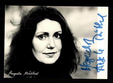 Angela Müthel Autogrammkarte Original Signiert ## BC 166317