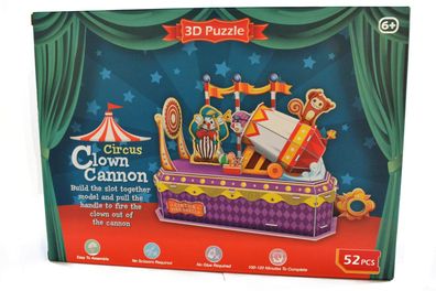 3D Puzzle Zirkus Clown Circus