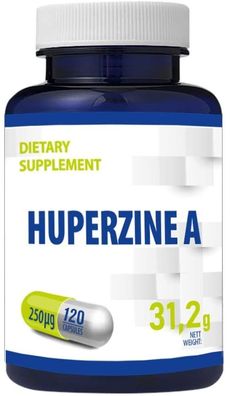 Huperzine A 120 Vegan 250 mcg Caps. Brain Suppl./ Support Memory + Focus