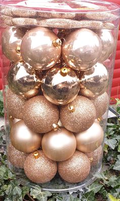 Tannenbaum Schmuck Weihnachtskugel-Set 50-teilig gold