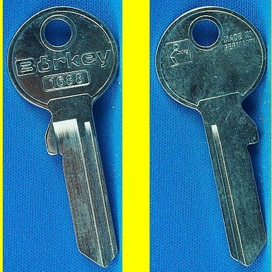 Schlüsselrohling Börkey 1688 für Abus, Buffo, Buga Vorhängeschlösser